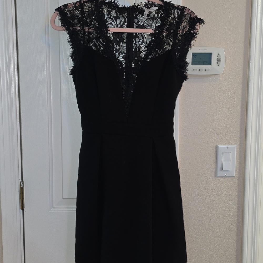 BCBGeneration Black Lace Dress Size 2